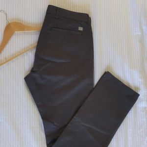 Charcoal Grey Pin Stripe Chinos